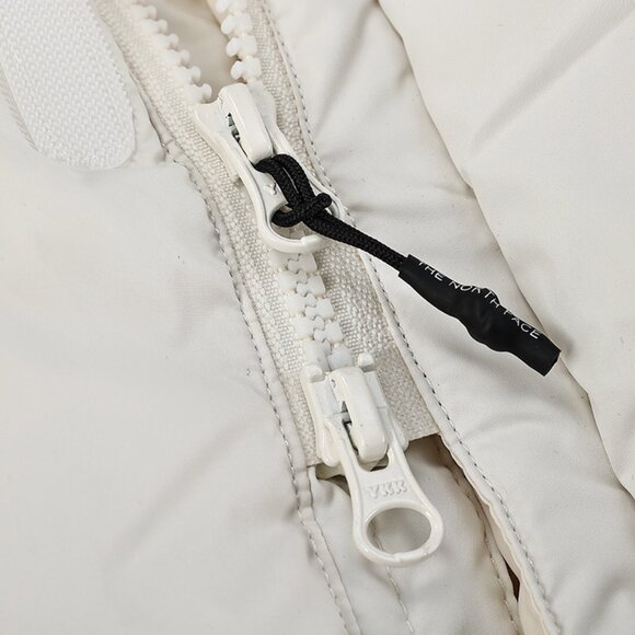 The North Face White Long Down Jacket - Picture 8 of 9